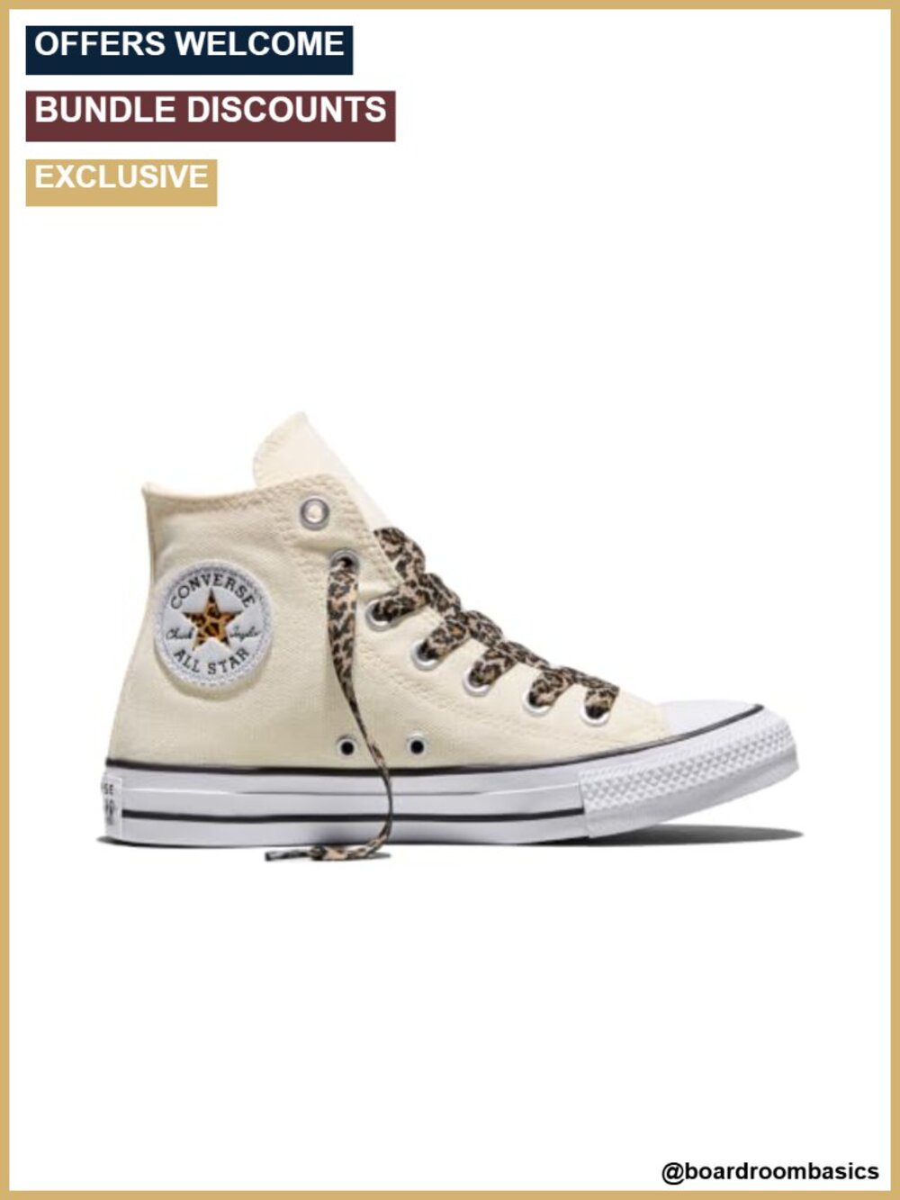 Converse Chuck Taylor All Star Leopard Women's High Top Canvas Sneakers